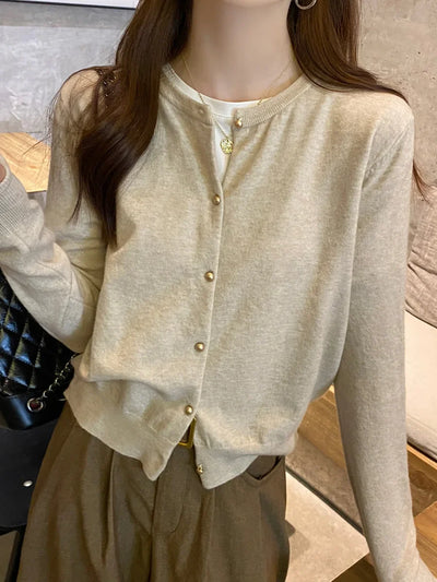 ELLIANA | LIGHTWEIGHT BUTTON CARDIGAN