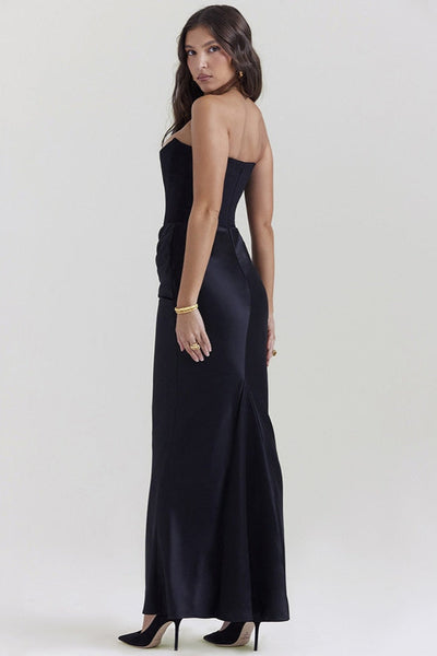 Renata – Long Corset Dress with Defined Style