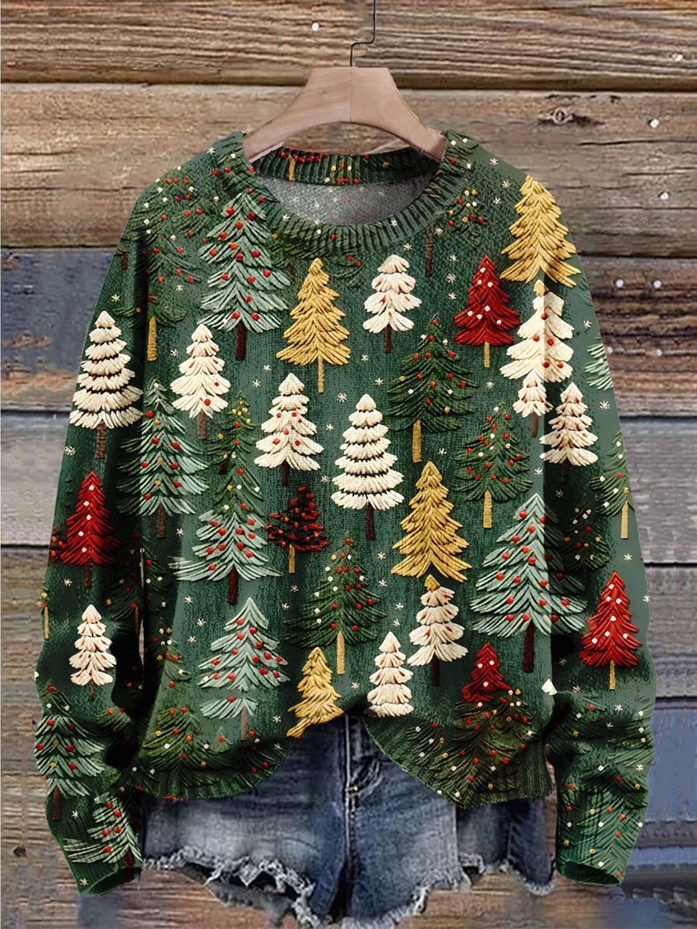 Elsie | Festive Tree Sweater