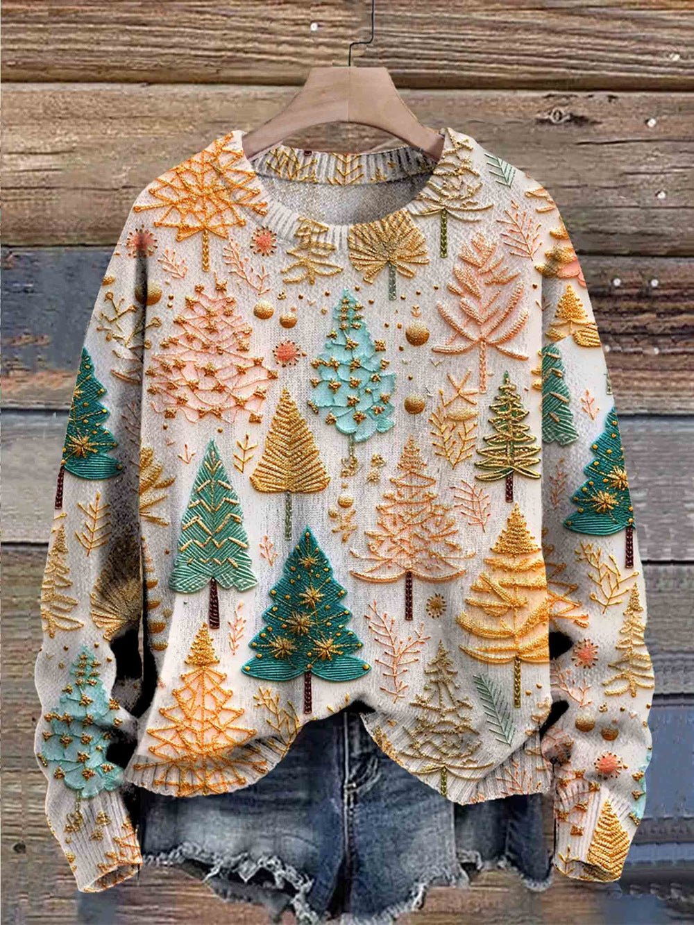 Elsie | Festive Tree Sweater