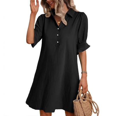 Franchesca™ | Casual Button Down Shirt Dress