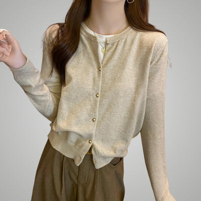 ELLIANA | LIGHTWEIGHT BUTTON CARDIGAN