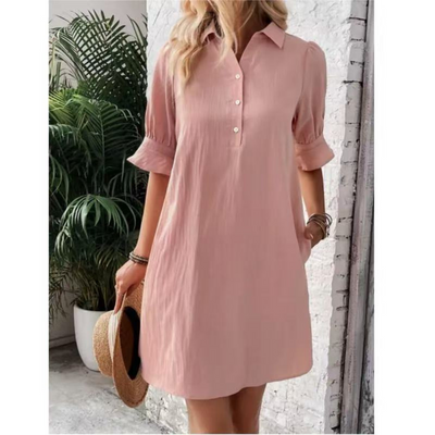 Franchesca™ | Casual Button Down Shirt Dress