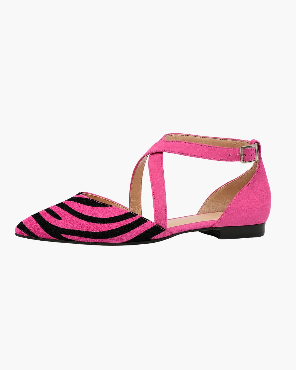 Asilia – Striped sandals with pointed toe