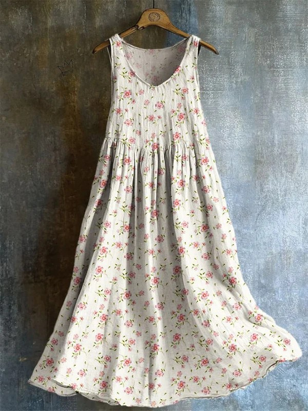 Berna | Flowing Floral Dress