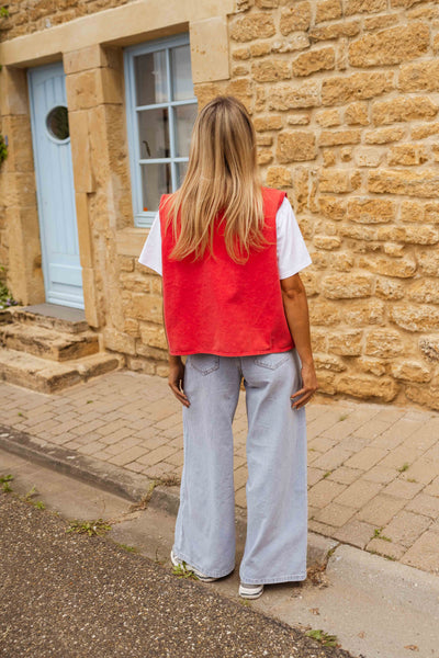 Lina™ | Summer Vest with Retro Flair