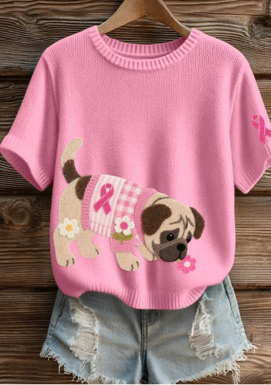 Kiana | Soft Knit Ribbon Tee