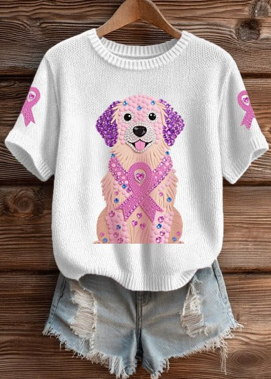 Kiana | Soft Knit Ribbon Tee