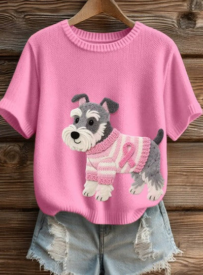 Kiana | Soft Knit Ribbon Tee