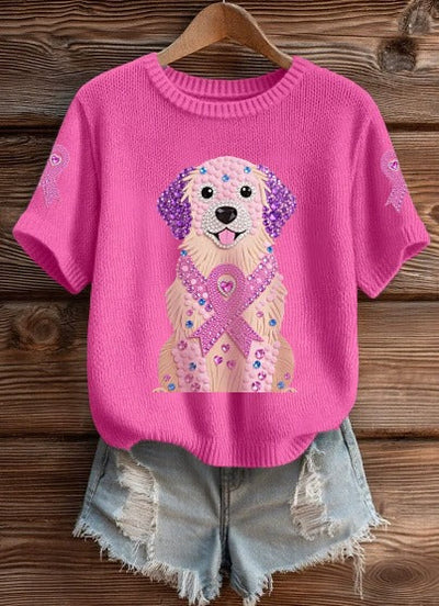 Kiana | Soft Knit Ribbon Tee