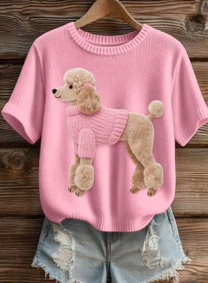 Kiana | Soft Knit Ribbon Tee