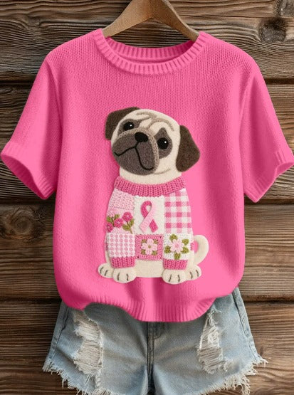 Kiana | Soft Knit Ribbon Tee