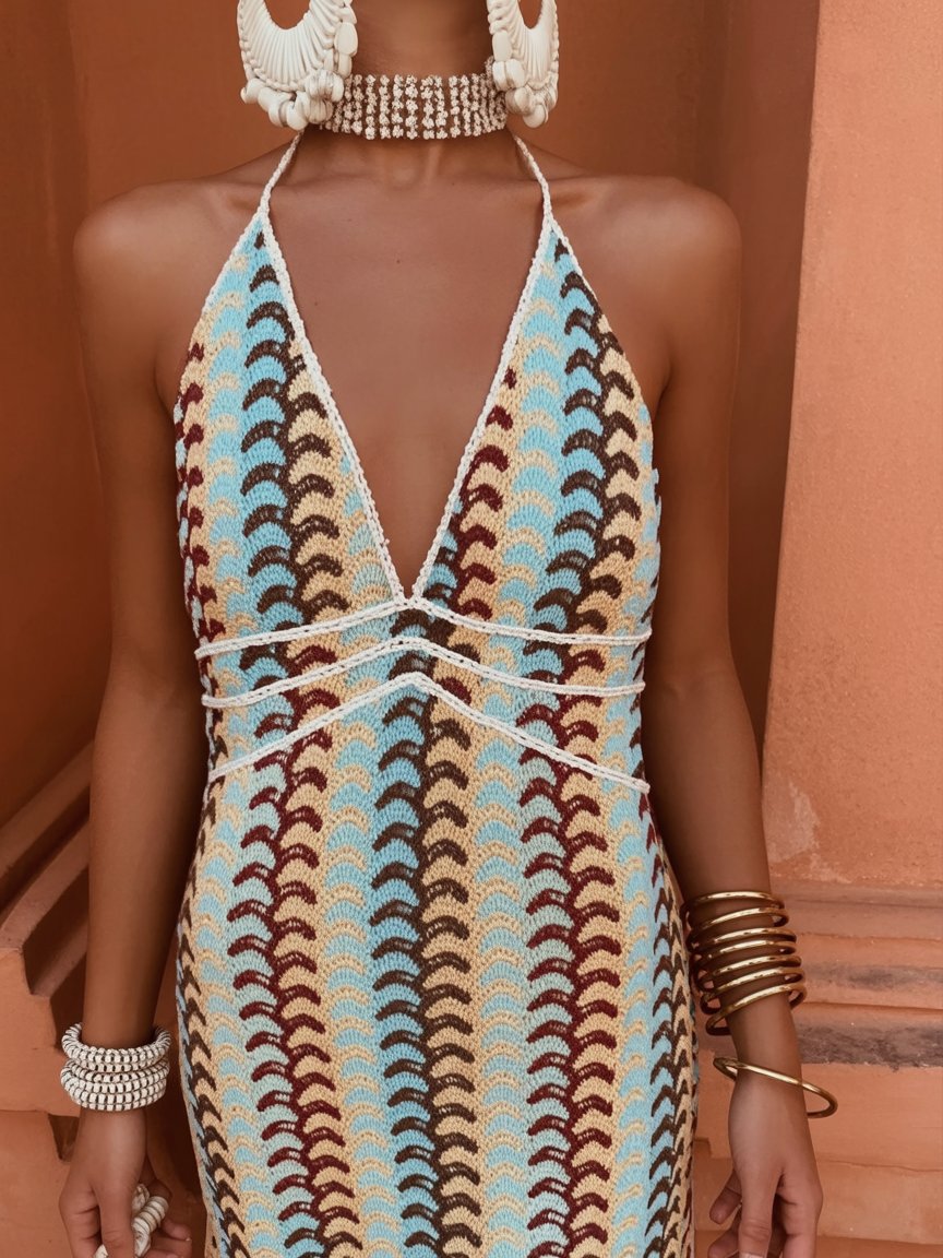 Roxanne™ | Halter Neck Backless Dress