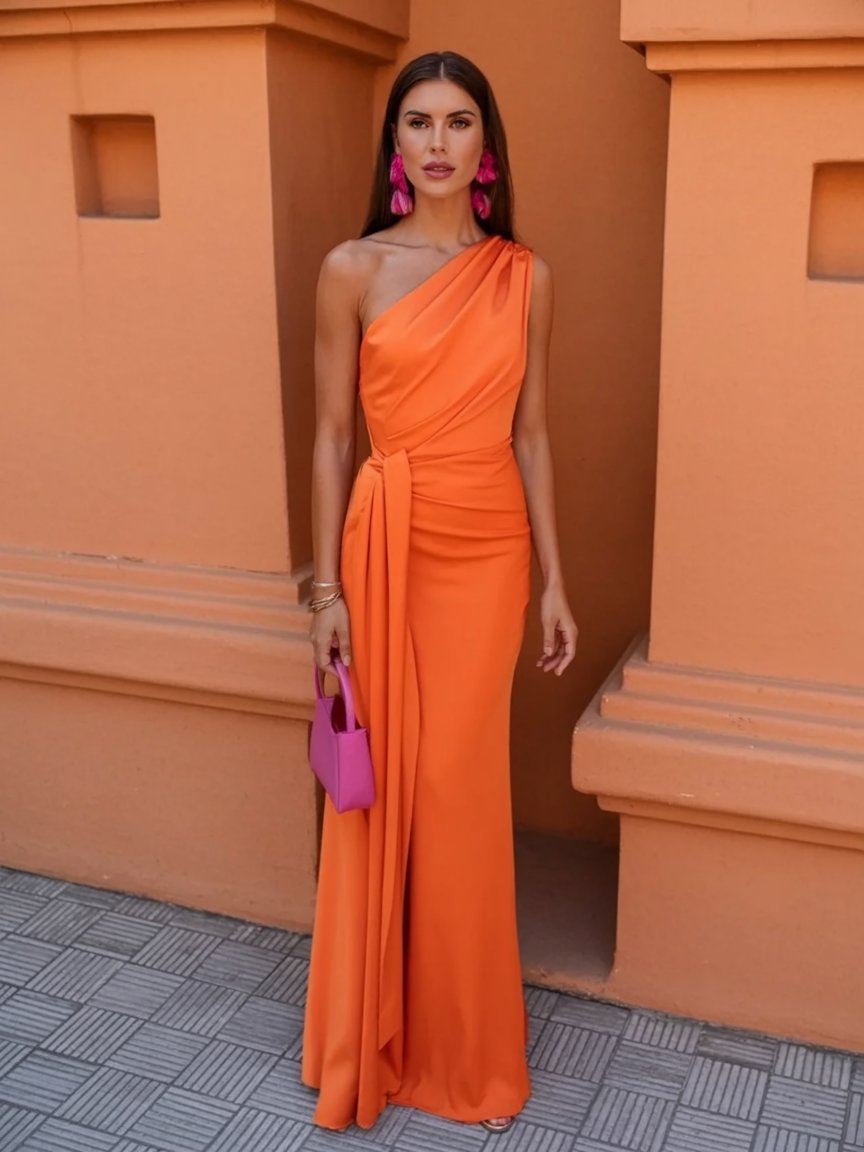 Lia™ | Asymmetrical Long Dress