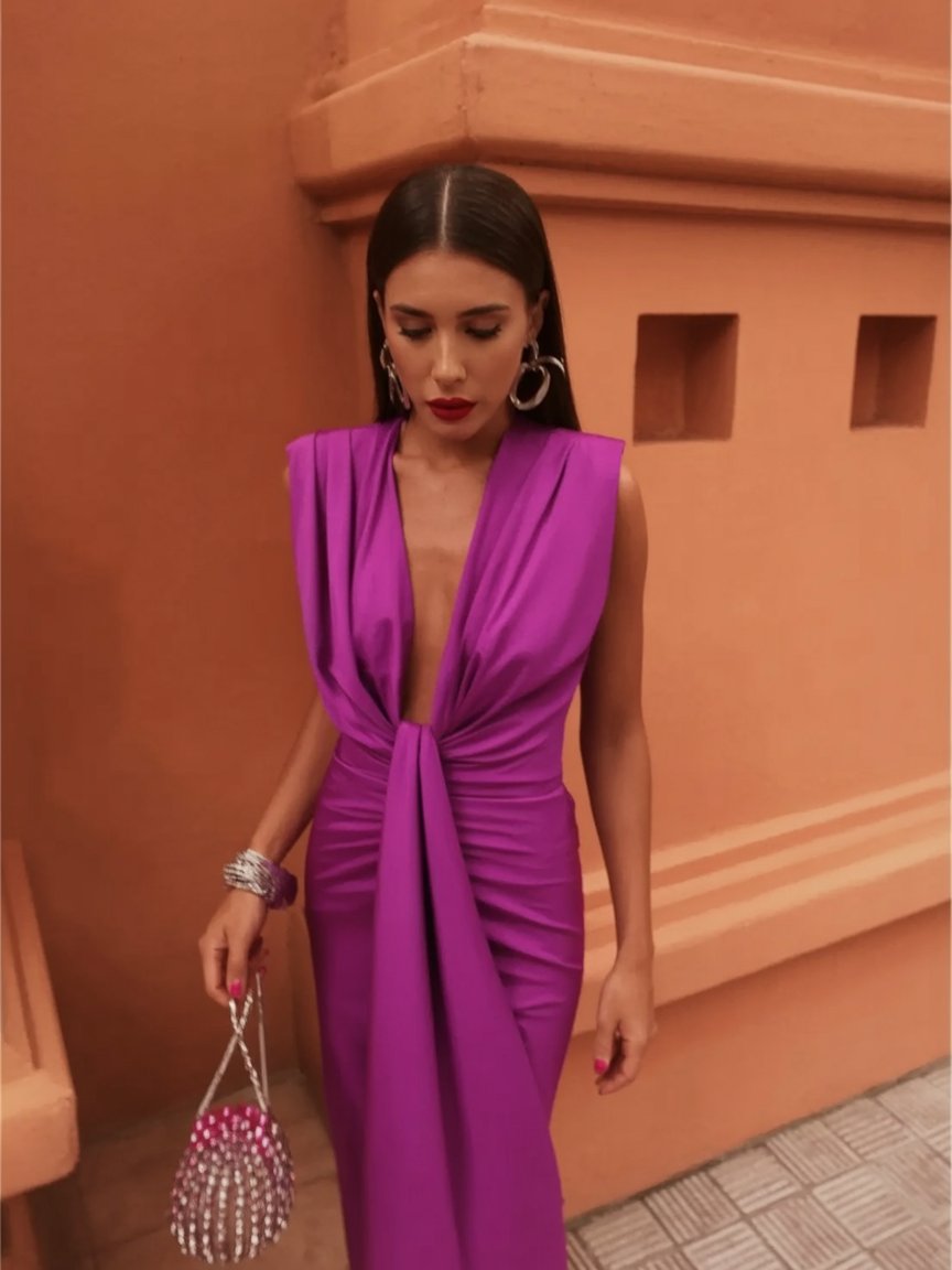 Moriah™ | Women's Long Pleated Dress.