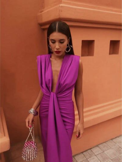 Moriah™ | Women's Long Pleated Dress.
