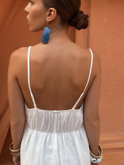 Alessandra™ | Embroidered Spaghetti Strap Dress
