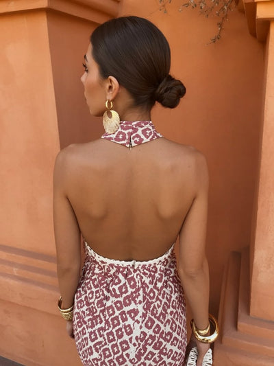 Mickay™ | Chic Midi Dress for Women with Off-the-Shoulder Design