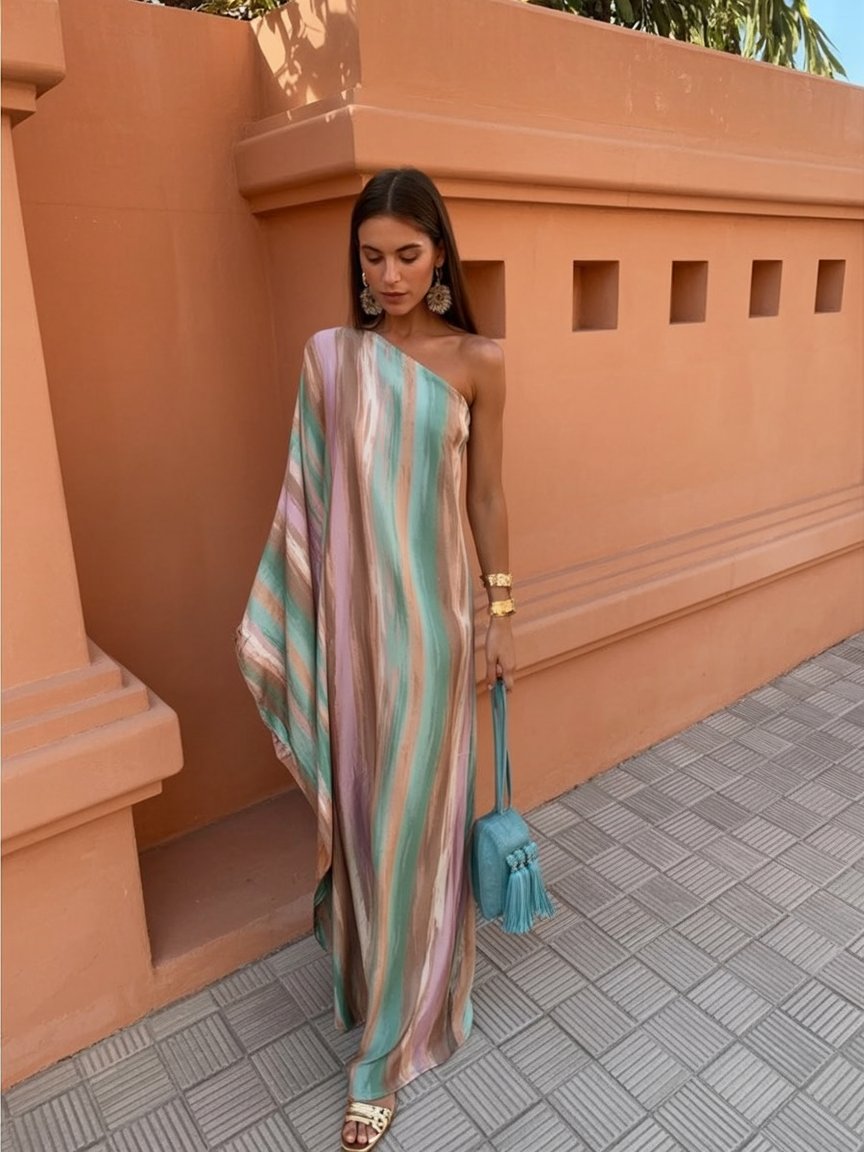 Lily™ | Asymmetrical Maxi Dress