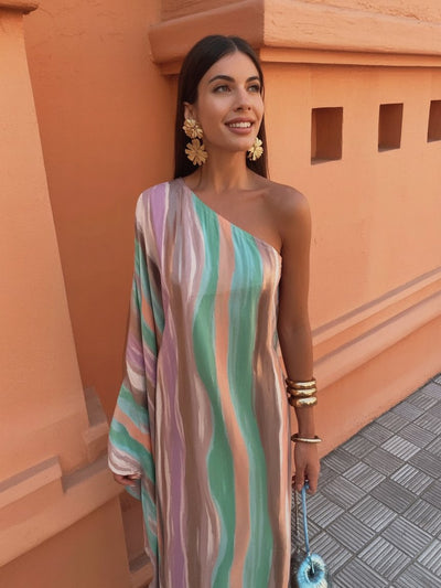 Lily™ | Asymmetrical Maxi Dress