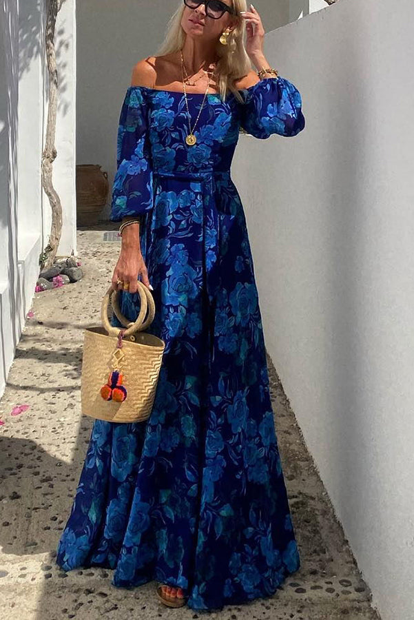 Calista™ | Floral Off-Shoulder Maxi Dress