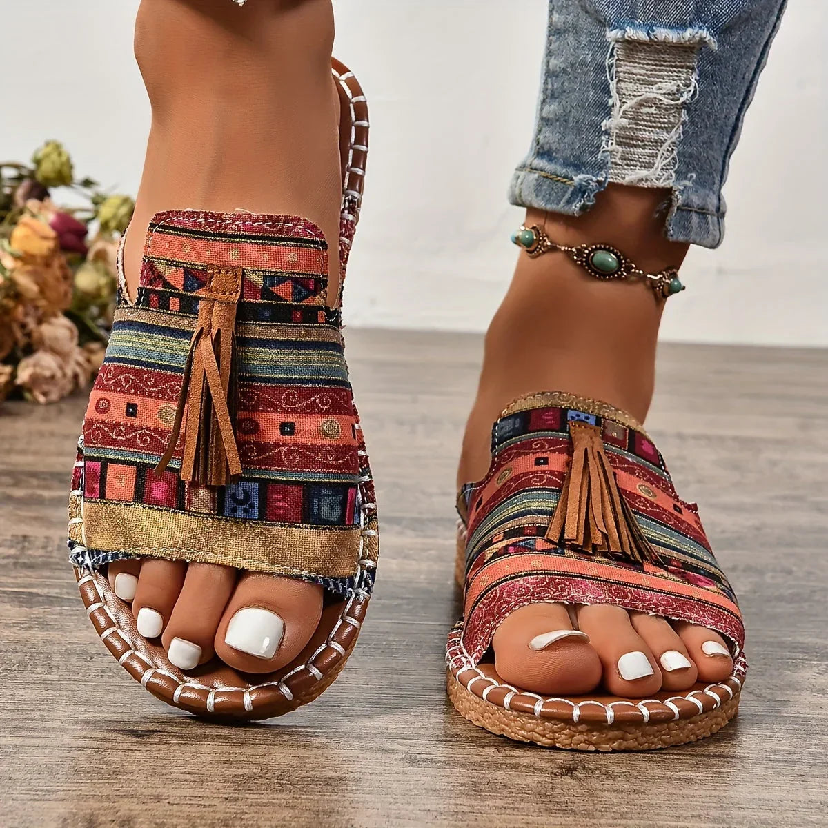 Leena | Comfortable Flat Orthopedic Sandals