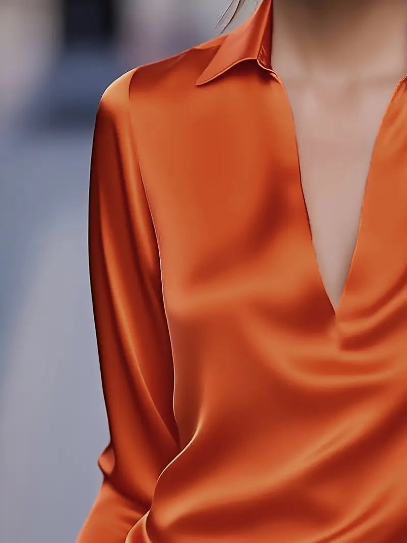 Nadene | Premium V-Neck Blouse