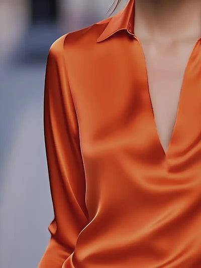 Nadene | Premium V-Neck Blouse