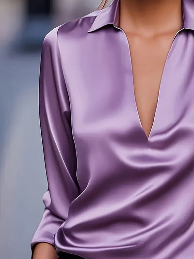Nadene | Premium V-Neck Blouse
