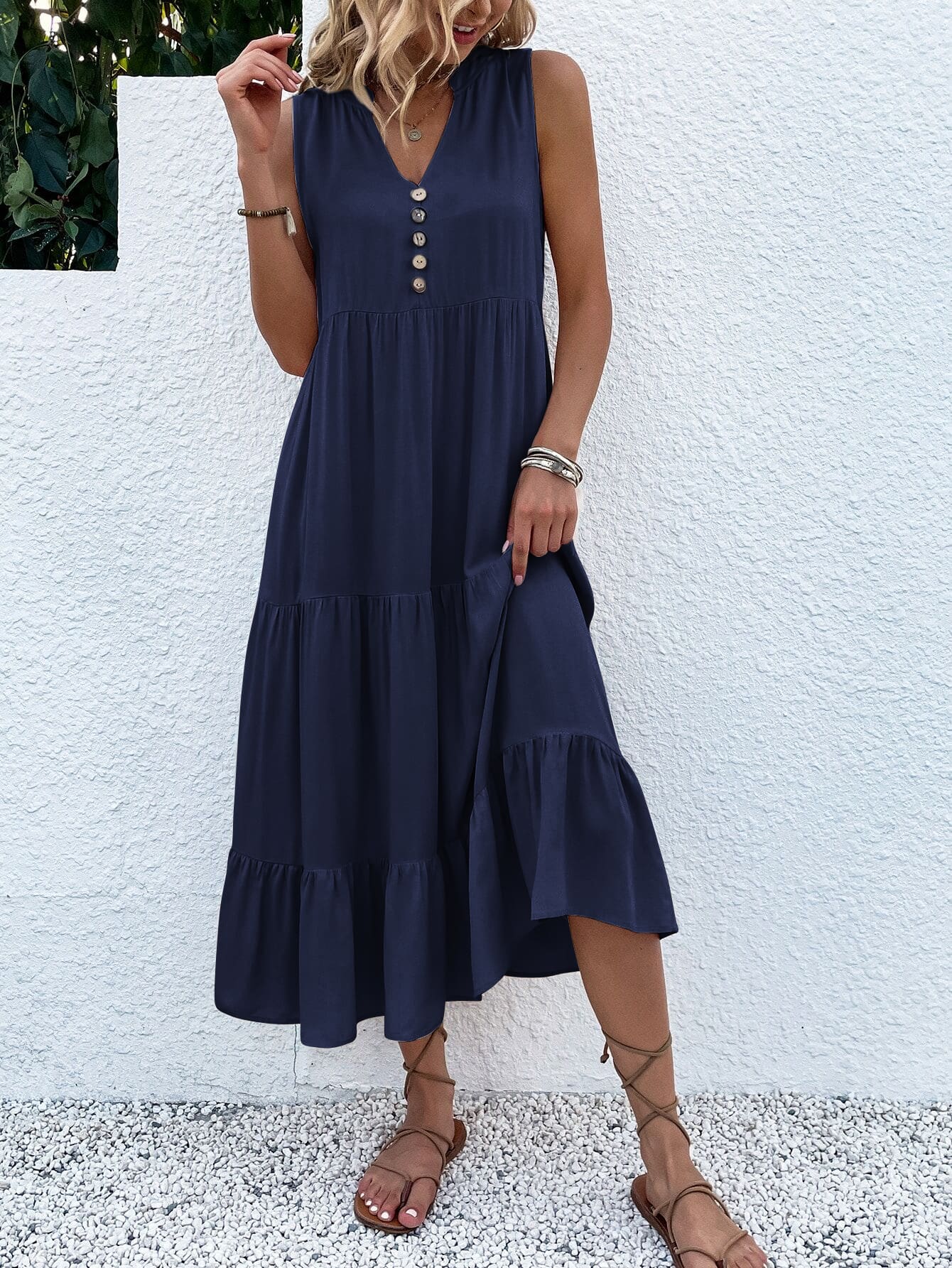 Henriette | Flattering Button Dress