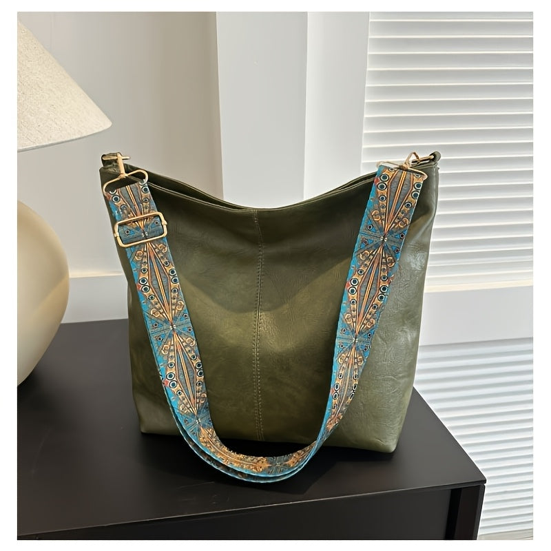 Miranda | Wide Strap Shoulder Bag