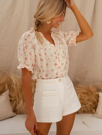 Mirelle | Romantic Floral Blouse