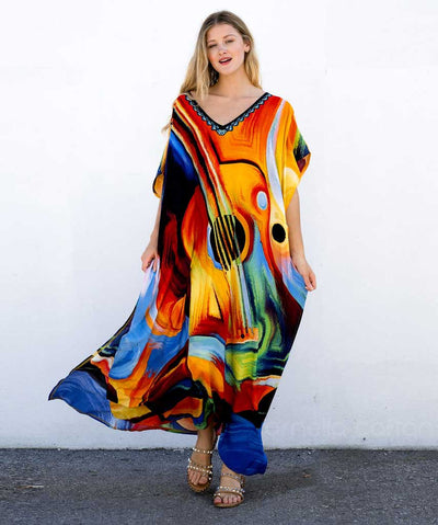 Elegant Plush Kaftan