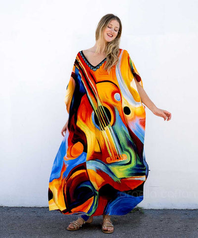 Elegant Plush Kaftan