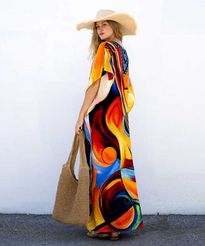 Elegant Plush Kaftan