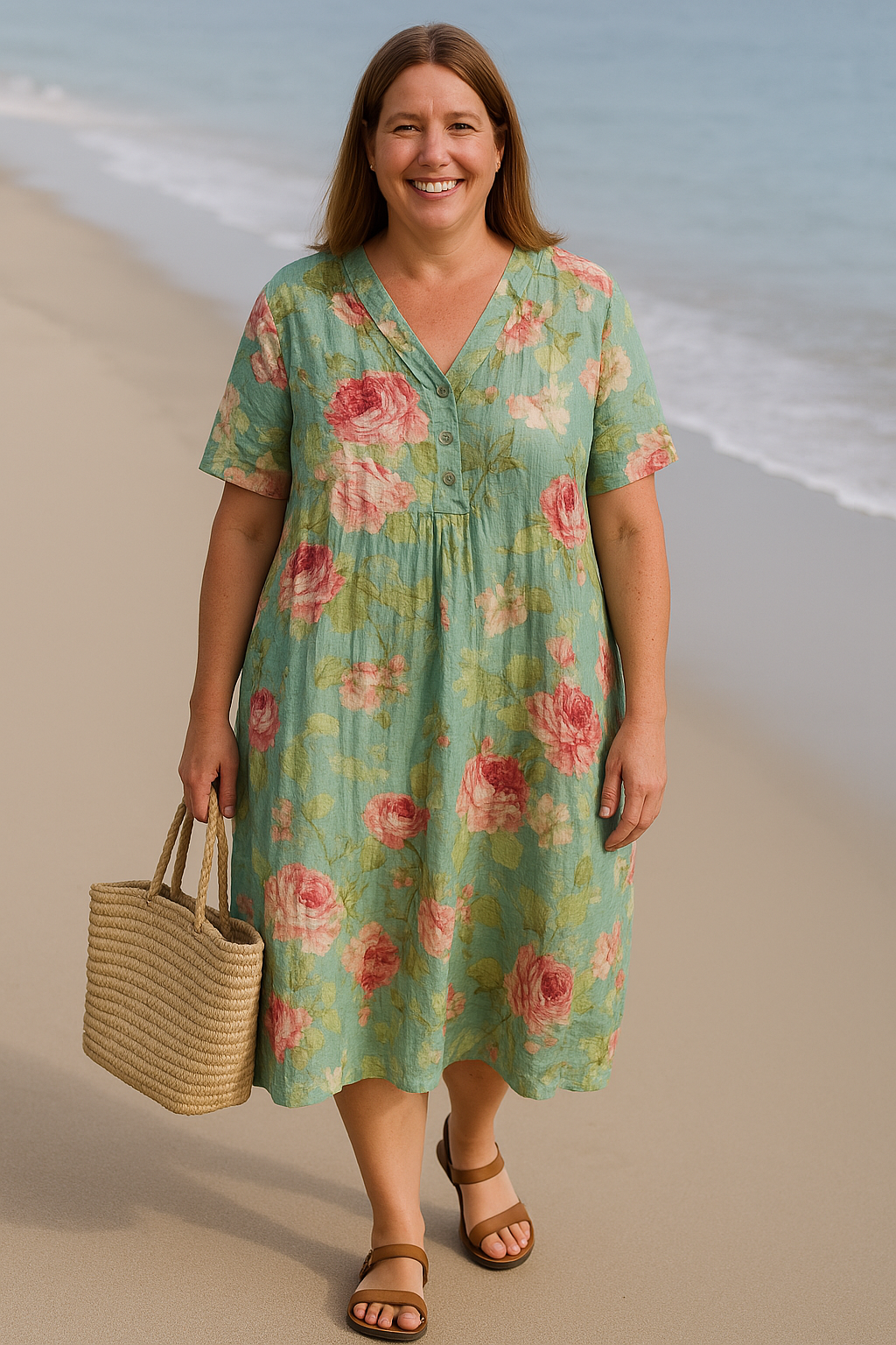 Elowen | Floral Relaxed-Fit Dress