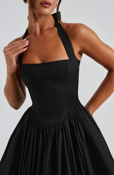 Cressida – Midi Dress with Natural Elegance