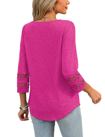 Ruth | Long Sleeve V-Neck Shirt