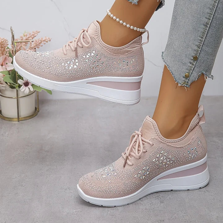 Giselle | Orthopedic Sneakers with Sparkling Rhinestones