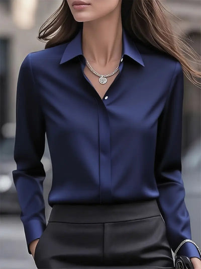 Ariana | Long Sleeve Button Down Shirt
