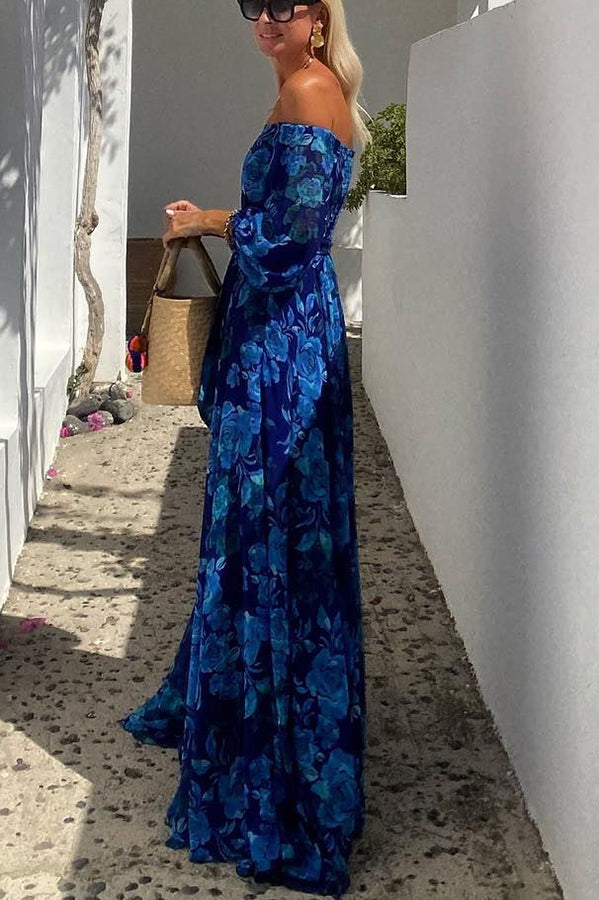 Calista™ | Floral Off-Shoulder Maxi Dress