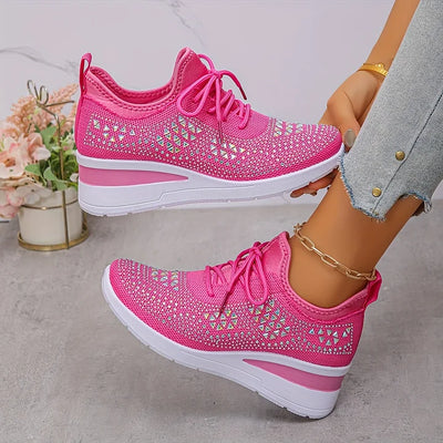 Giselle | Orthopedic Sneakers with Sparkling Rhinestones