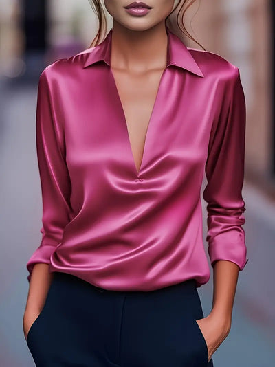 Nadene | Premium V-Neck Blouse