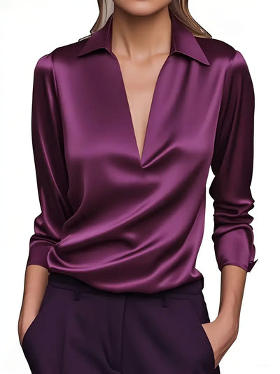 Nadene | Premium V-Neck Blouse