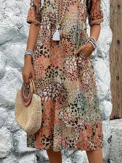 Dania™ | Vibrant Everyday Midi with Pockets