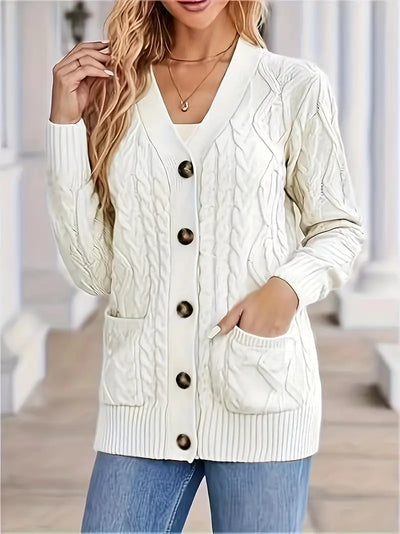Elizabeth | Elegant Winter Cardigan