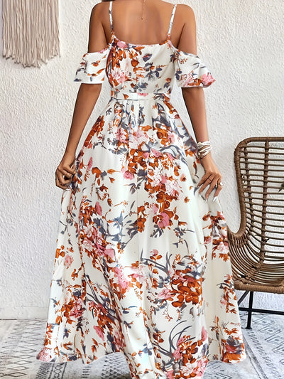 Isabella™ – Black Floral Maxi Dress