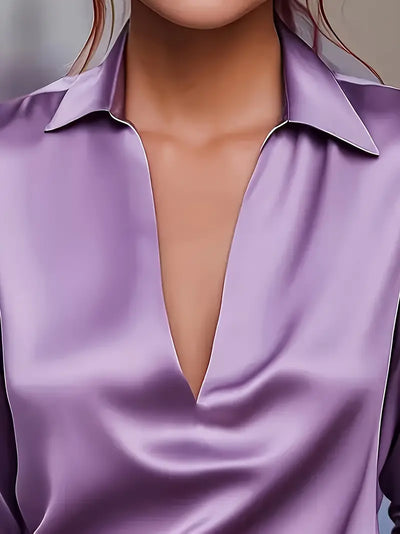 Nadene | Premium V-Neck Blouse