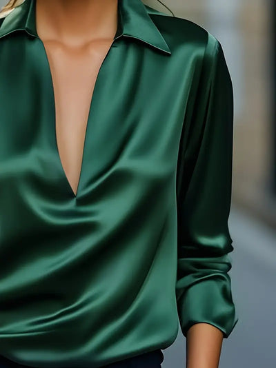 Nadene | Premium V-Neck Blouse