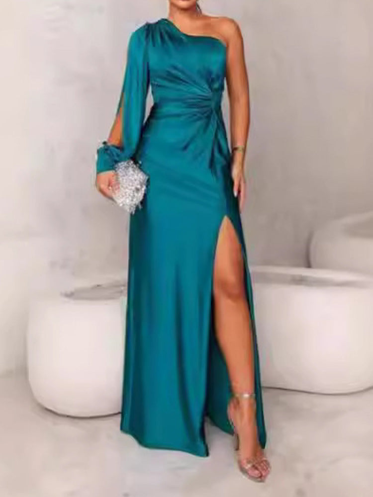 Alaysia™ | Long Dress Women Black Summer